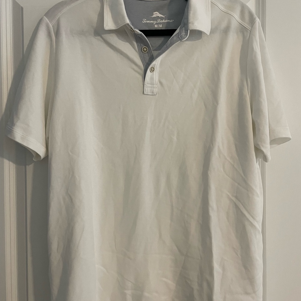 Tommy Bahama Men's Cream Polo Shirt
